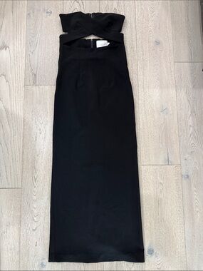 Women's Black Cutout Maxi Dress